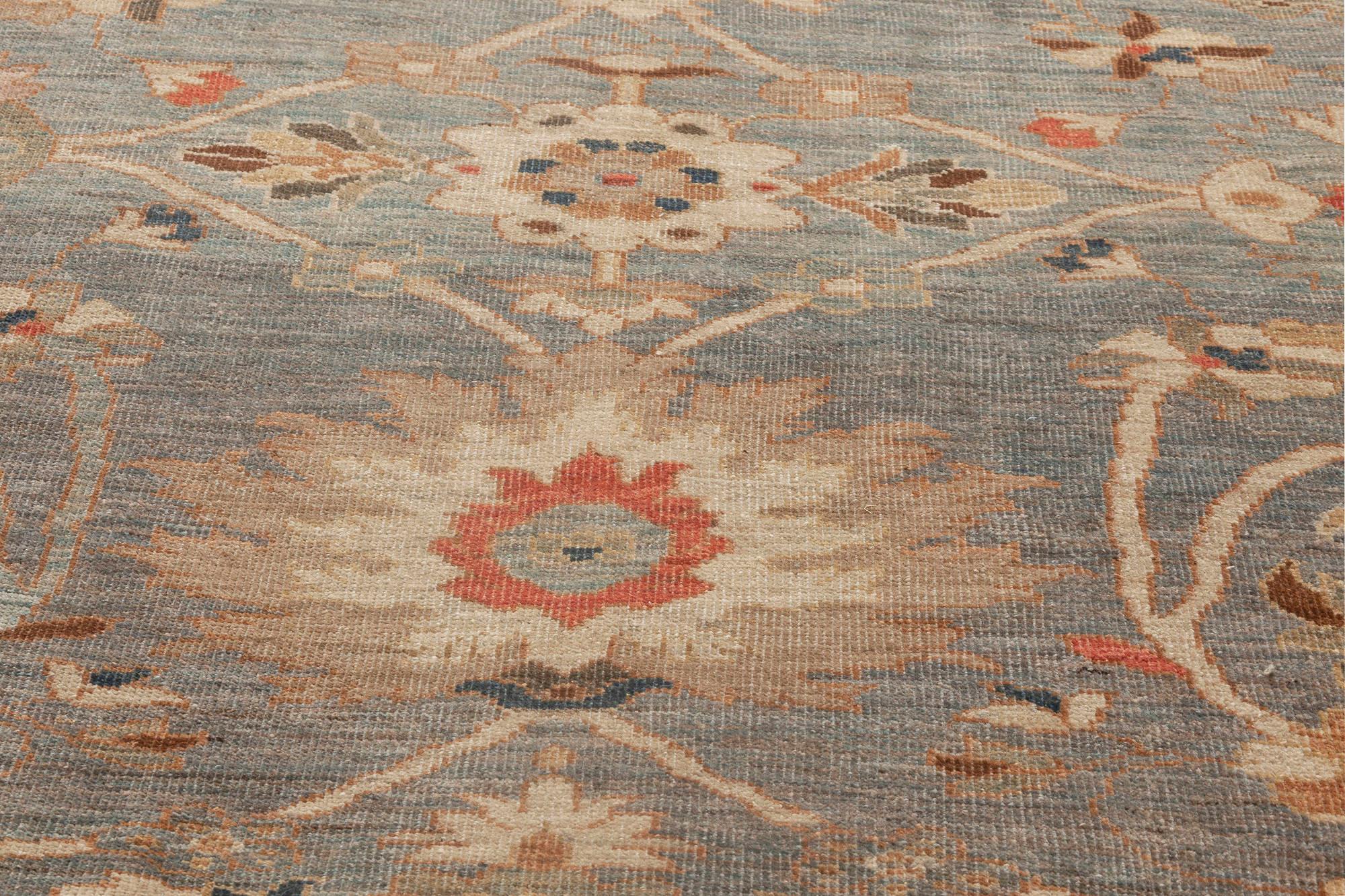 Traditioneller handgefertigter Wollteppich im Sultanabad-Design von Doris Leslie Blau im Zustand „Neu“ im Angebot in New York, NY