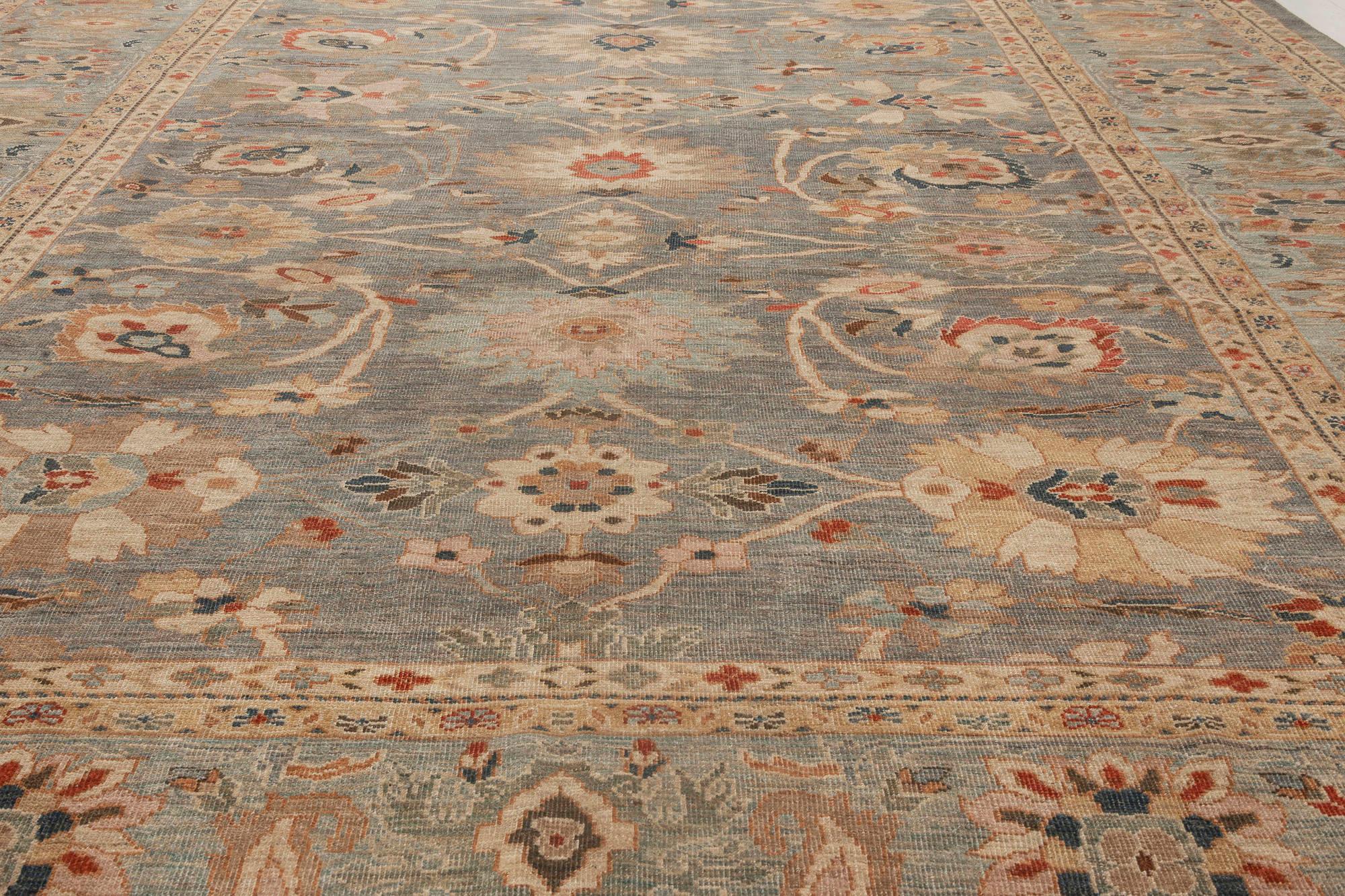 Traditioneller handgefertigter Wollteppich im Sultanabad-Design von Doris Leslie Blau (21. Jahrhundert und zeitgenössisch) im Angebot