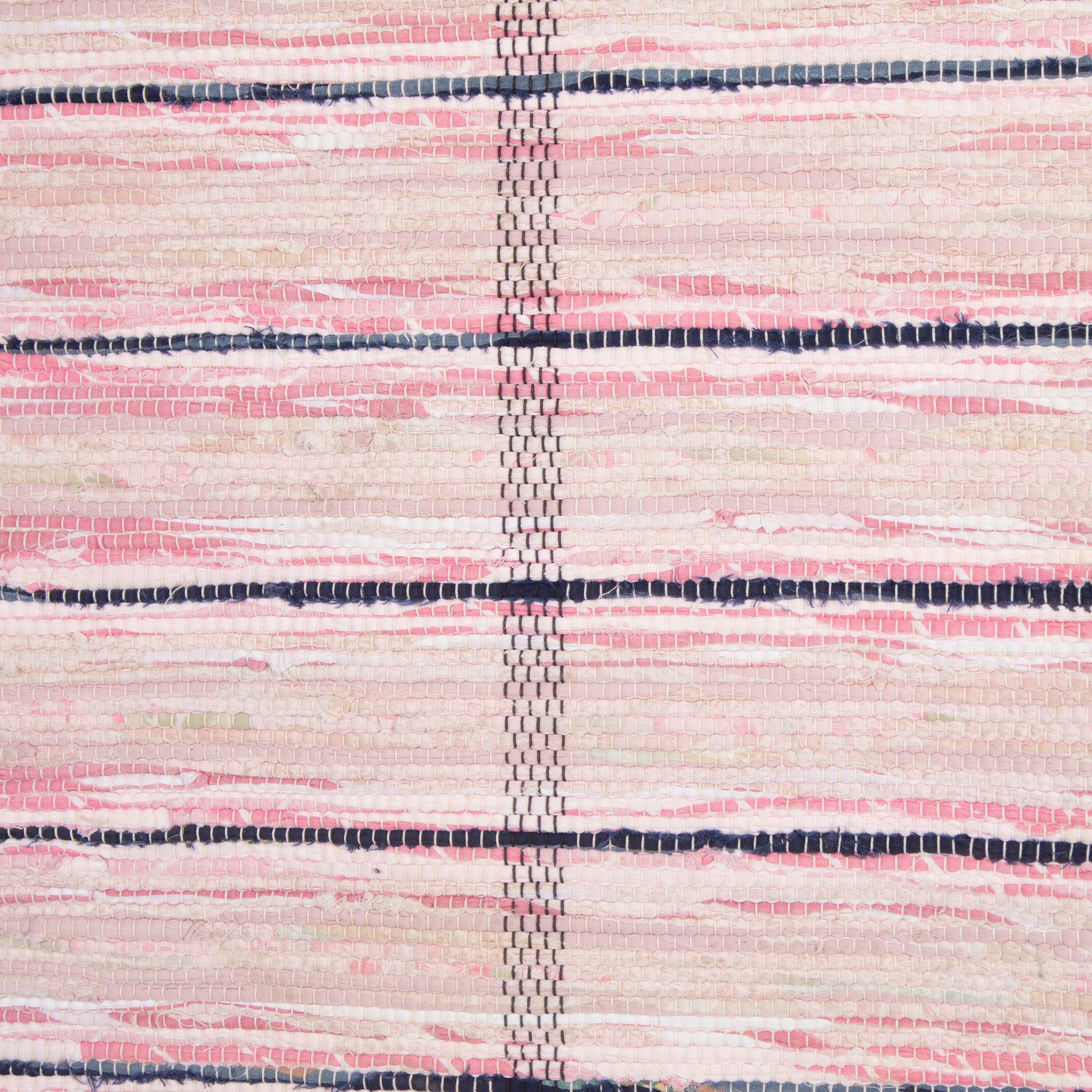 Cotton Traditional Swedish Rag Rug  For Sale