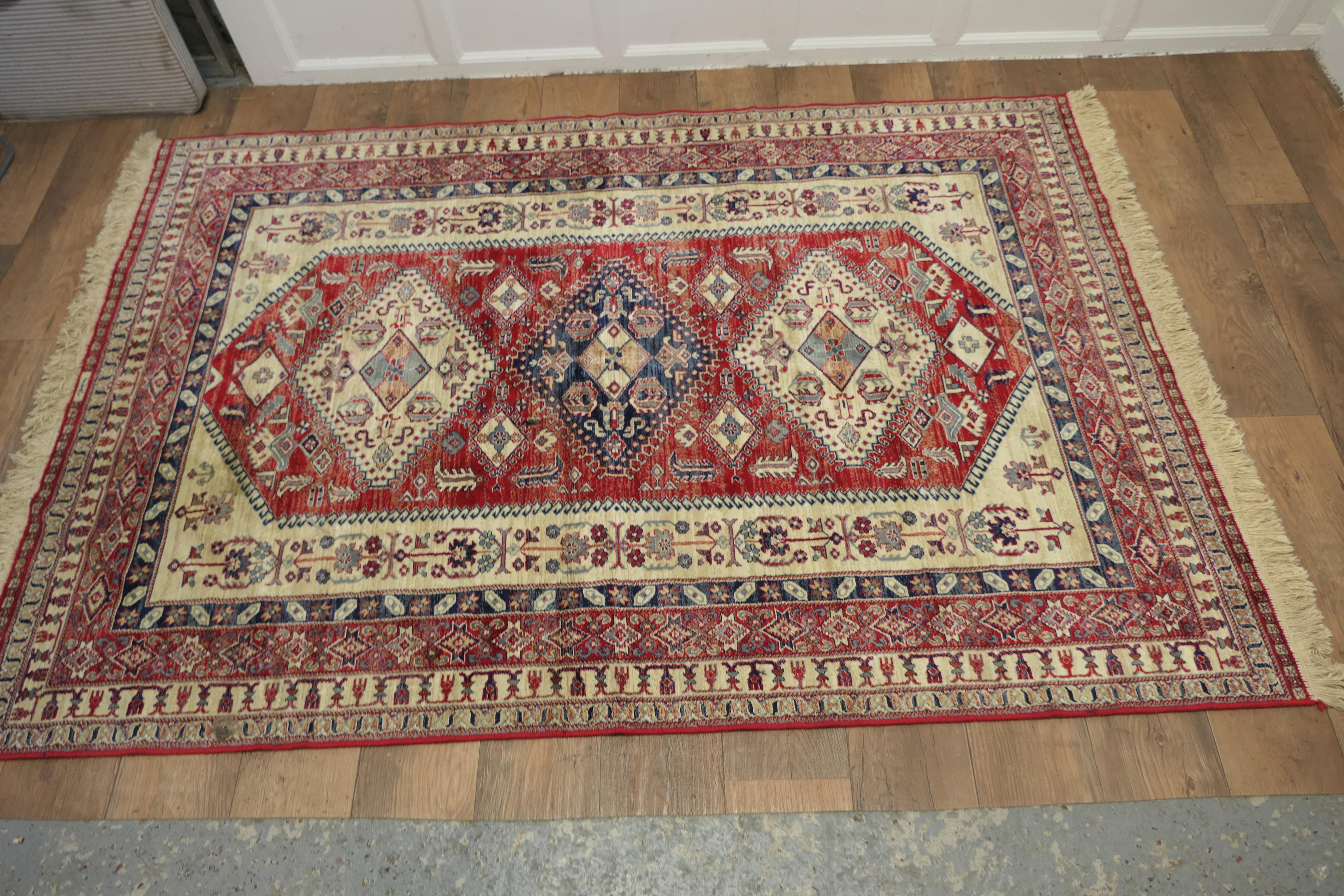 Islamic Traditional Tree of Life Silk and Wool Turkish Rug Very Soft and Luxurious For Sale