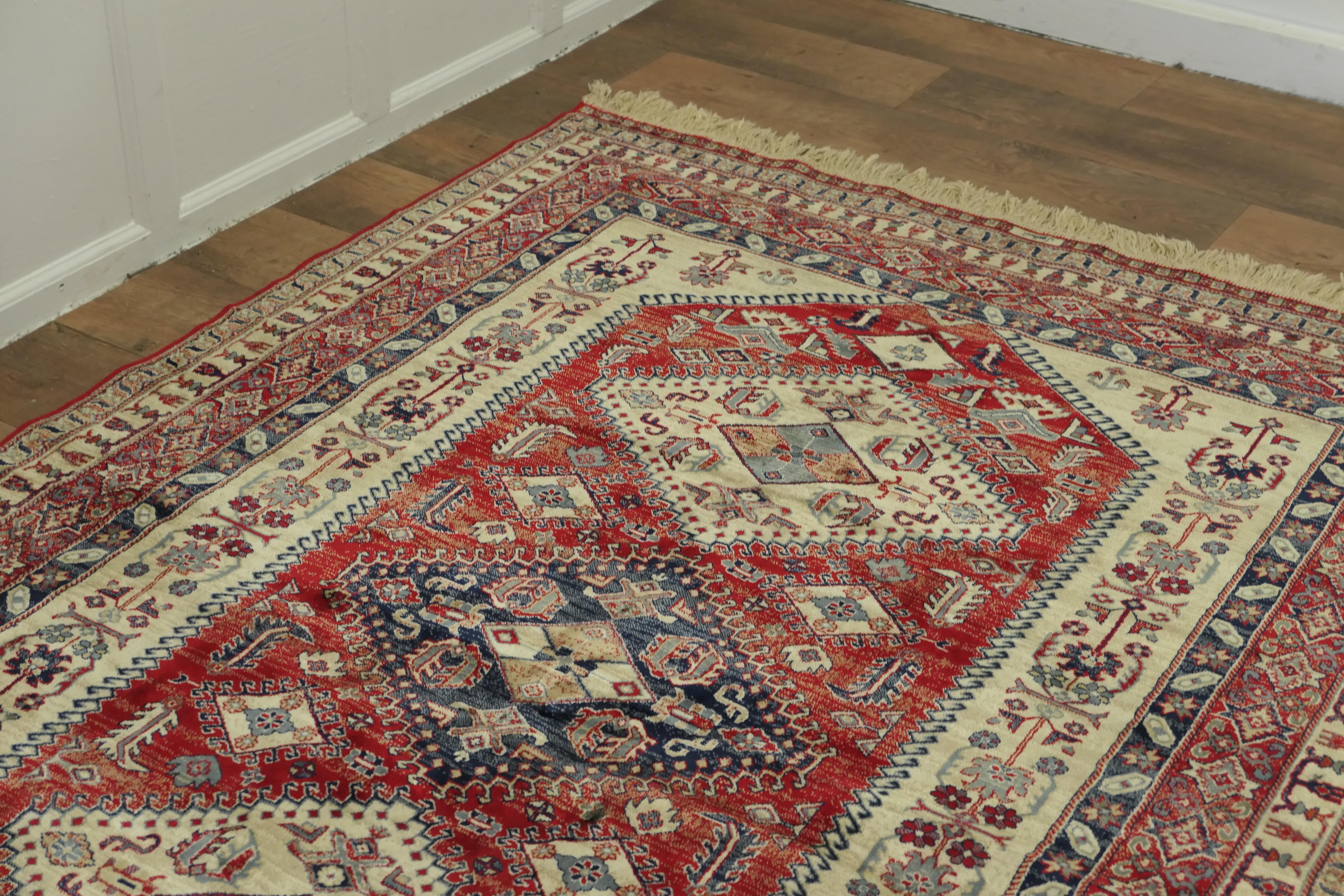 Traditional Tree of Life Silk and Wool Turkish Rug Very Soft and Luxurious For Sale 1