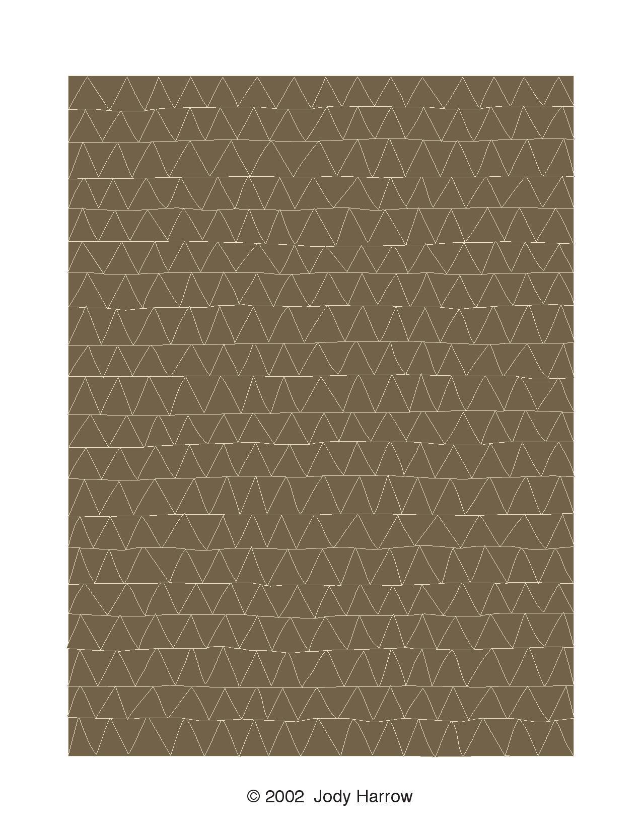 Hand-Knotted Taupe Line Drawing 'Traditional Tri' Handwoven Wool Rug by Groundplans For Sale