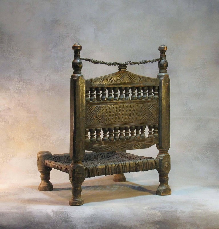 Traditional Tribal Chair Of The Swat Valley Northern Pakistan 19th Century For Sale At 1stdibs Traditional Chairs Pakistan Chair Swat Valley Furniture
