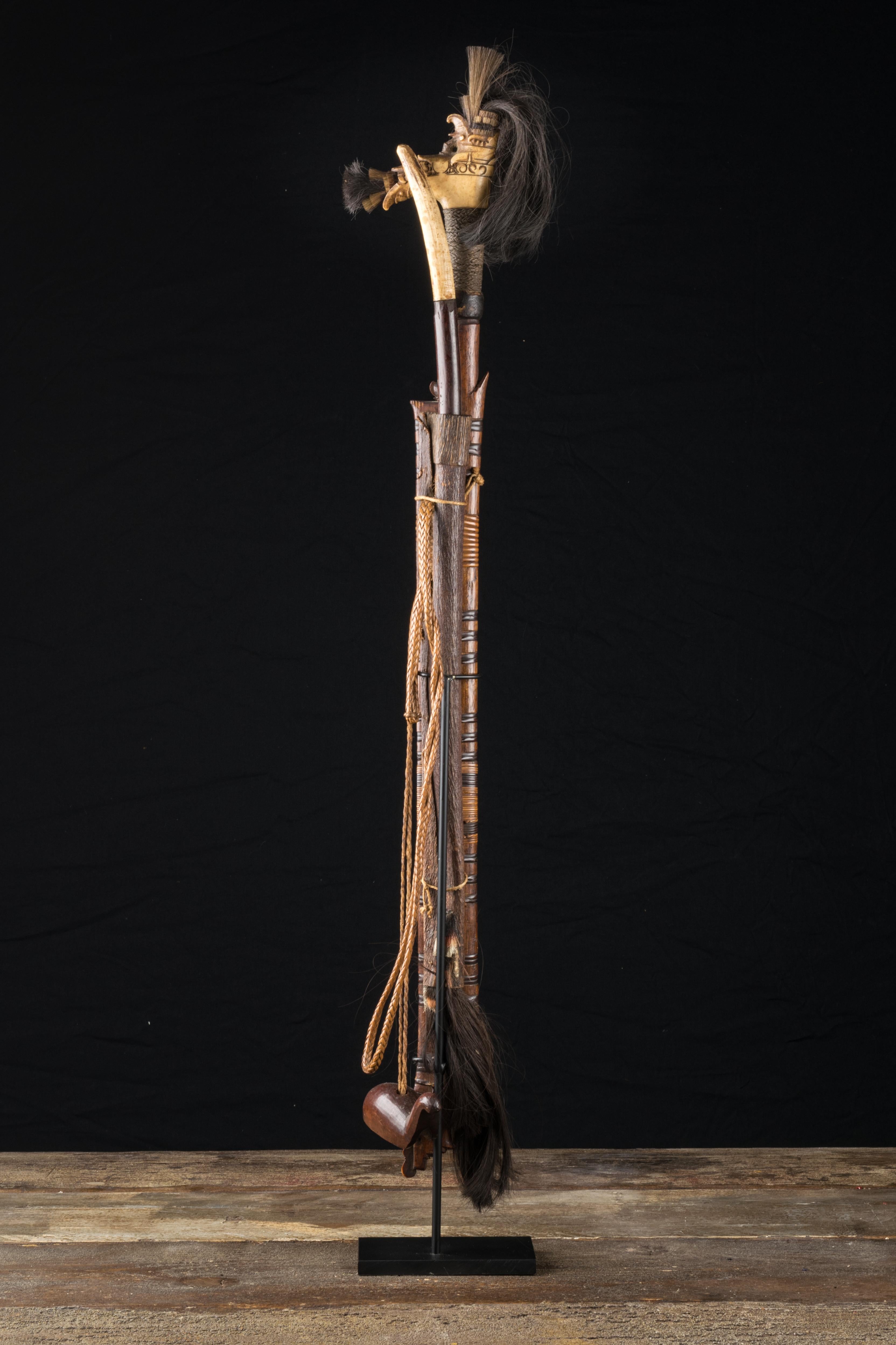Hand-Crafted Traditional Tribal Mandau (Parang Ilang) Sword – Dayak People, Borneo For Sale