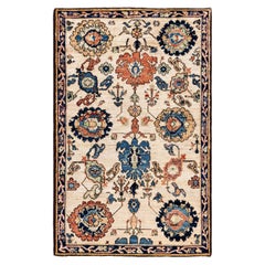 Traditional Tribal Serapi Wool Hand Knotted Ivory Area Rug 3' 2" x 5' 0"
