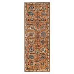 Traditional Tribal Serapi Wool Hand Knotted Red Area Rug 2' 9" x 7' 10"
