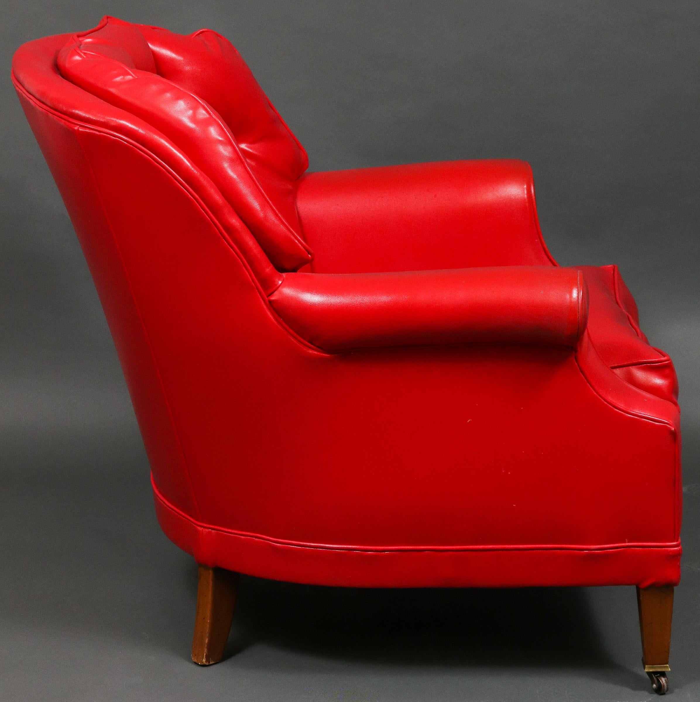 red club chair