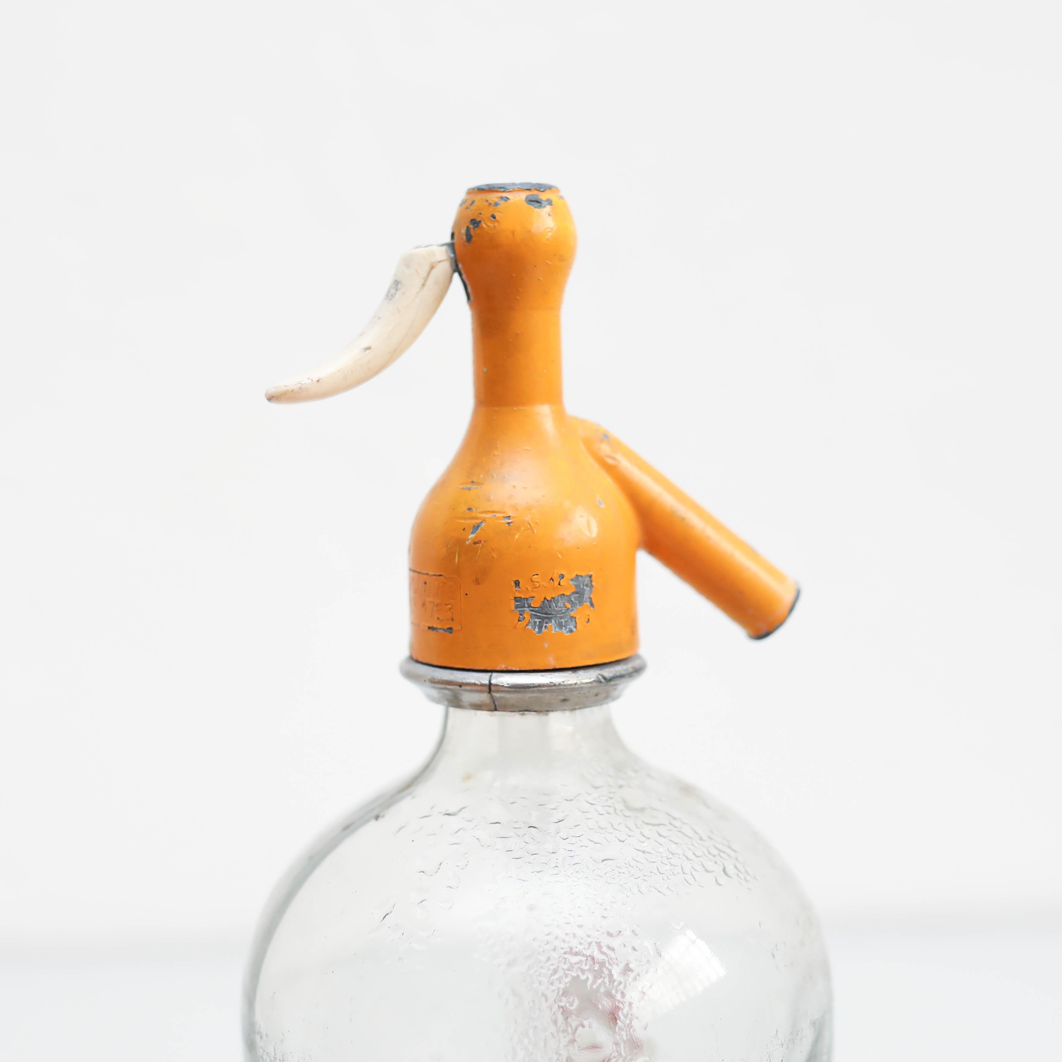 Traditionelles katalanisches Soda- Syphon im Vintage-Stil, um 1990 3