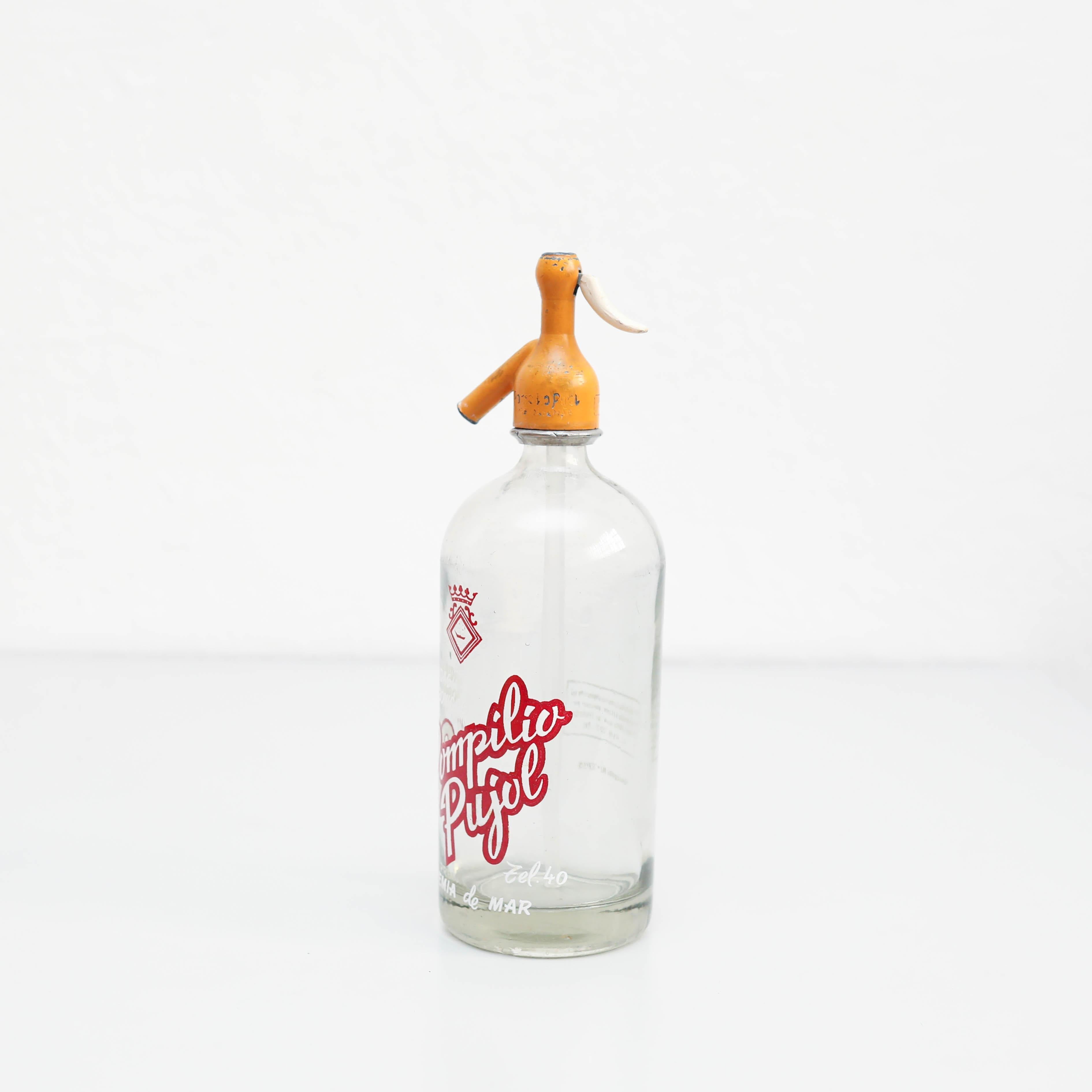 Rustico Sifone per soda tradizionale catalano d'epoca, circa 1990 in vendita