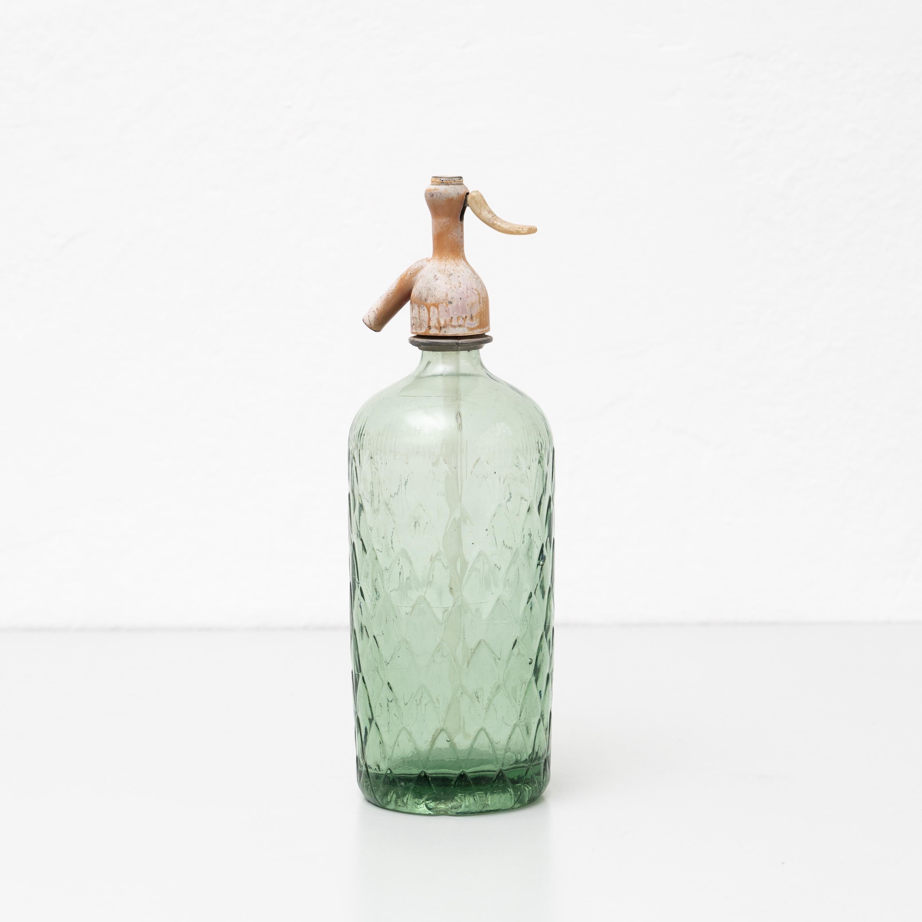 Traditionelles katalanisches Soda- Syphon im Vintage-Stil, um 1990 (Rustikal) im Angebot