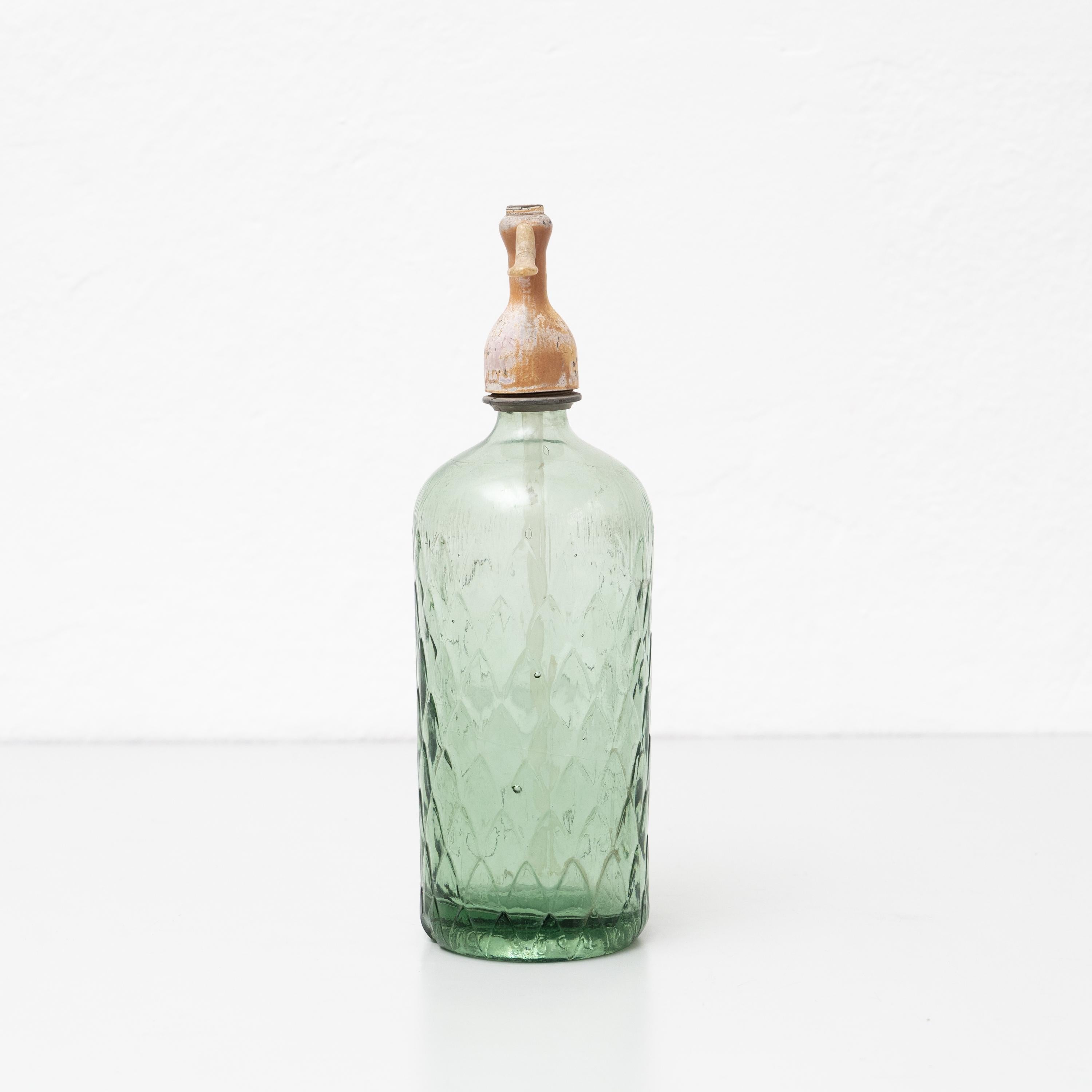 Traditionelles katalanisches Soda- Syphon im Vintage-Stil, um 1990 (Französisch) im Angebot
