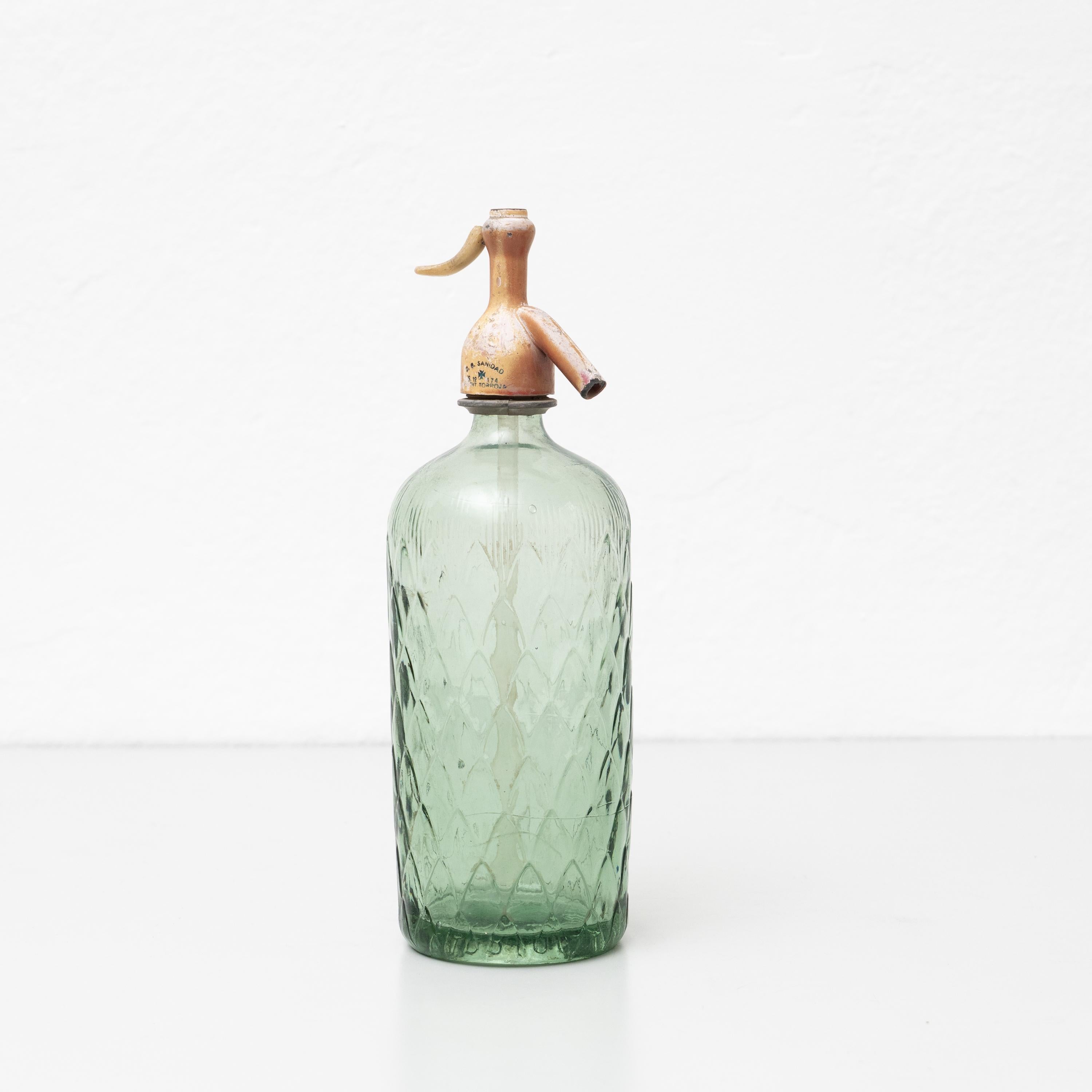 Traditionelles katalanisches Soda- Syphon im Vintage-Stil, um 1990 (Ende des 20. Jahrhunderts) im Angebot