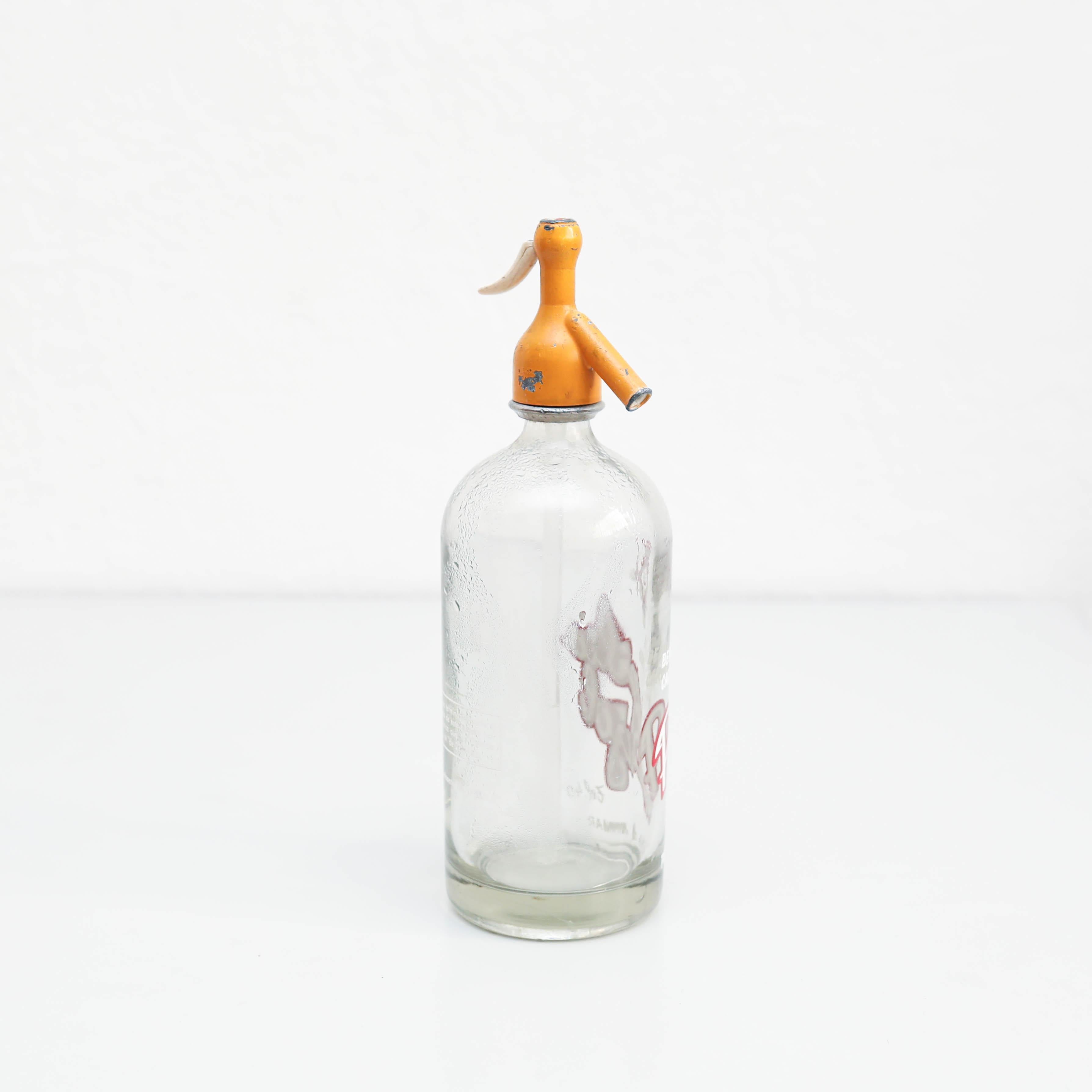 Late 20th Century Traditional Vintage Catalan Soda Syphon, circa 1990 For Sale