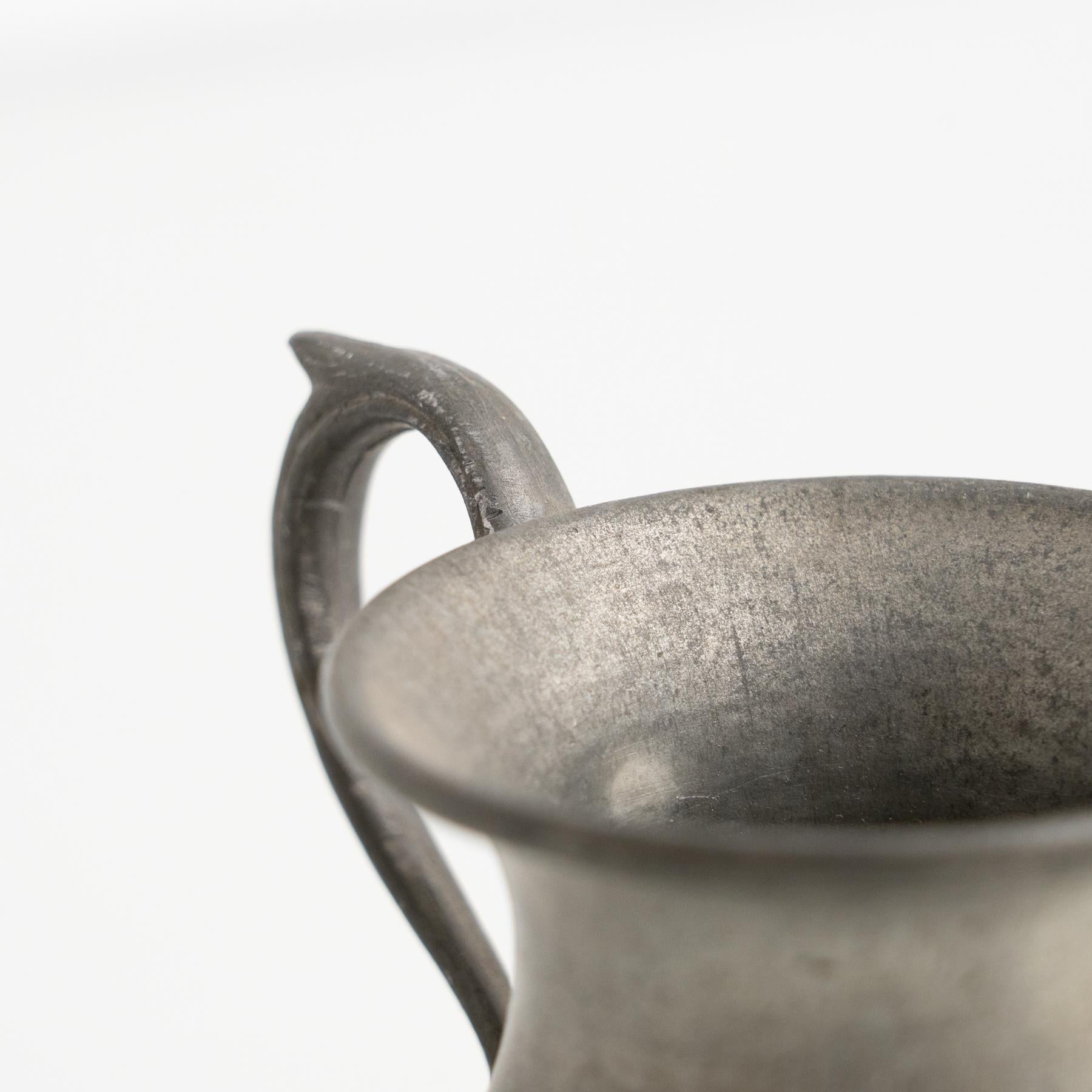 Traditional Vintage Metal Jug, circa 1970 For Sale 8