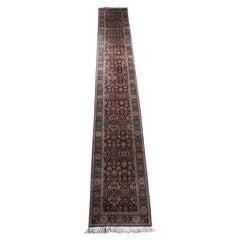 Traditional Vintage Oriental Floral Geometric Wool Area Rug Runner