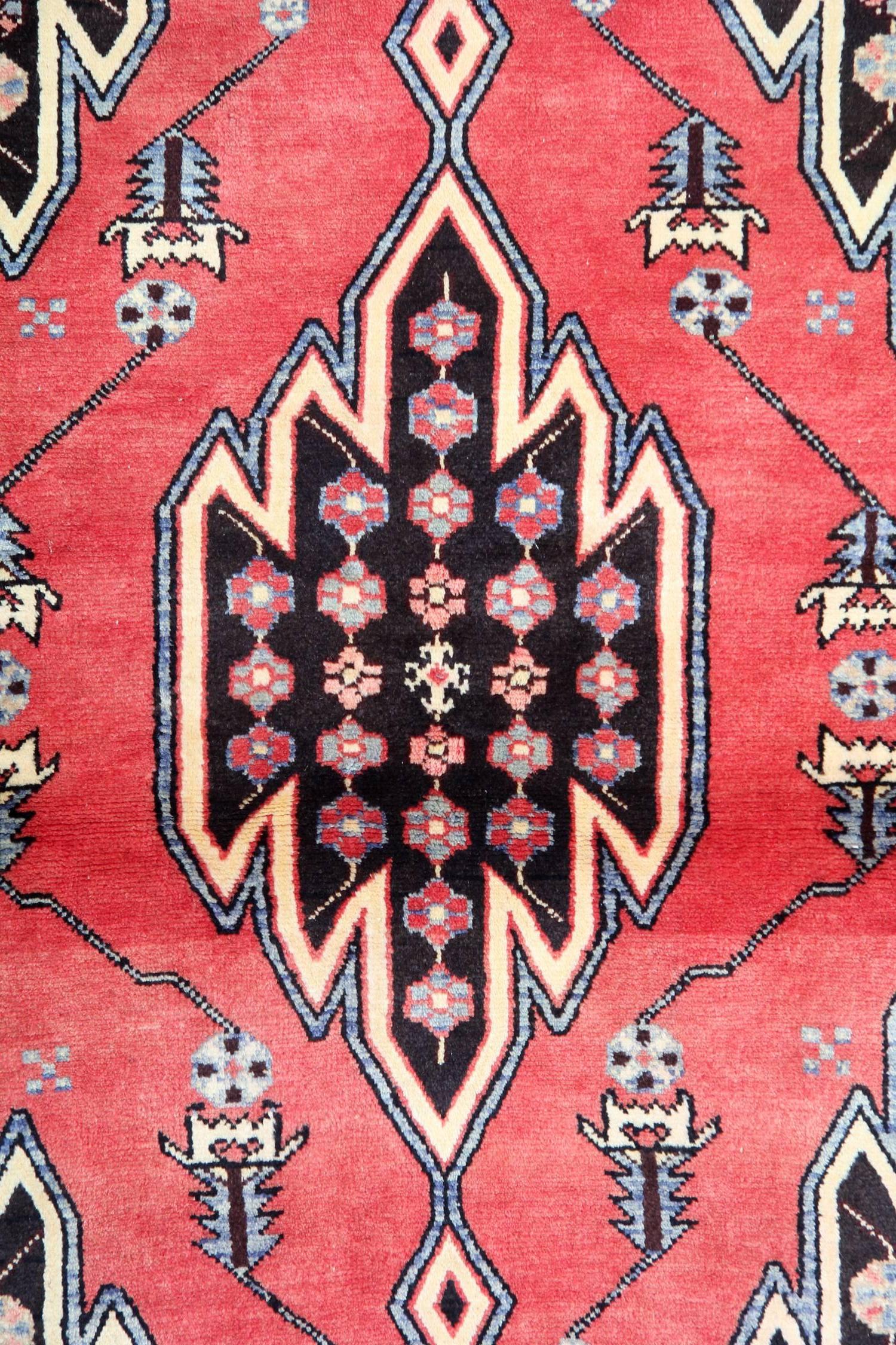 Tribal Tapis traditionnel vintage Tapis rouge Tapis oriental Tapis tribal en vente