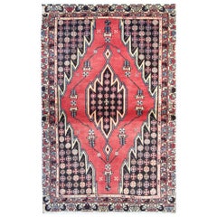 Traditional Carpet Used Rug Red Oriental Rug Tribal Carpet