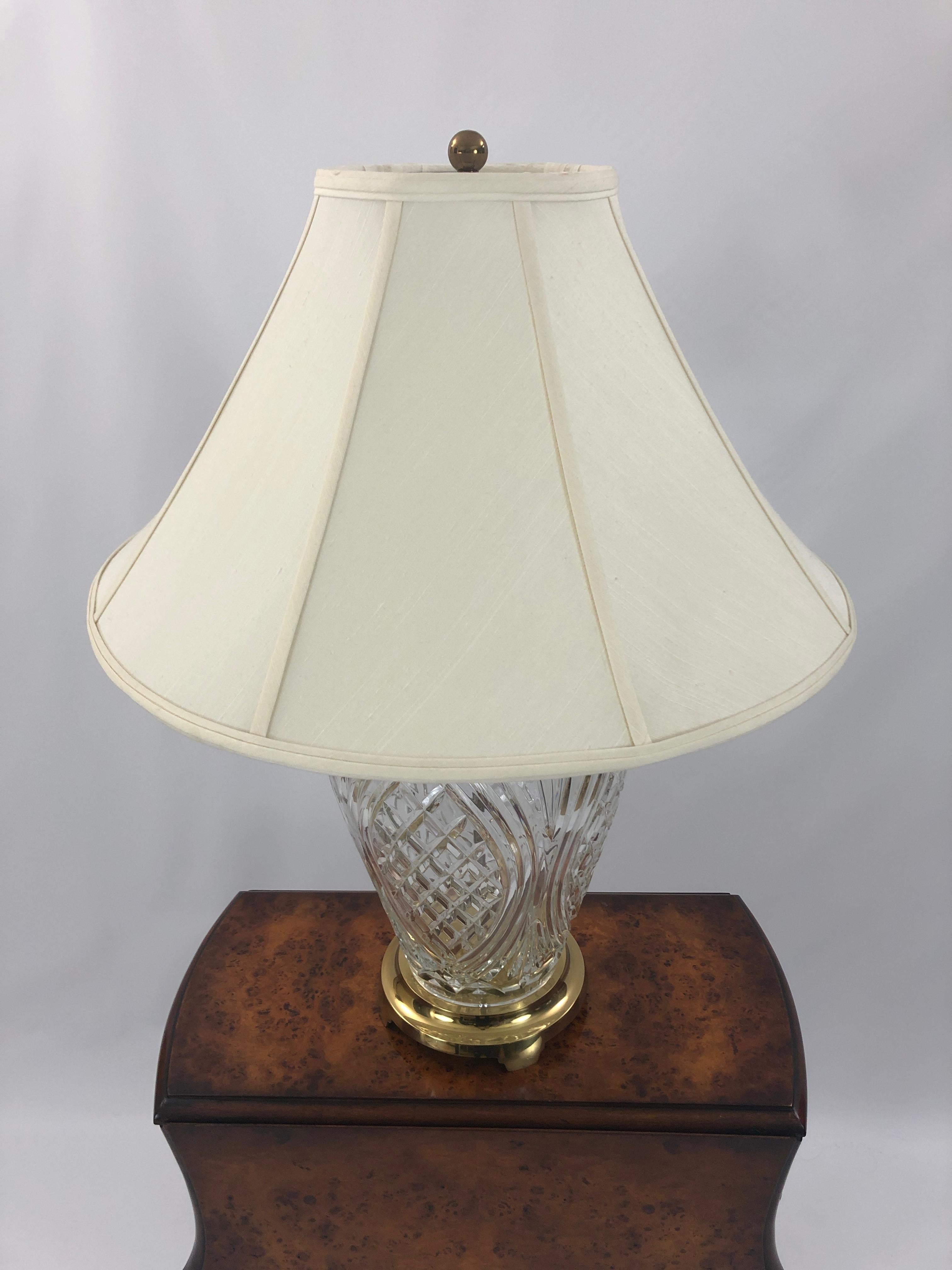 waterford crystal pineapple lamp