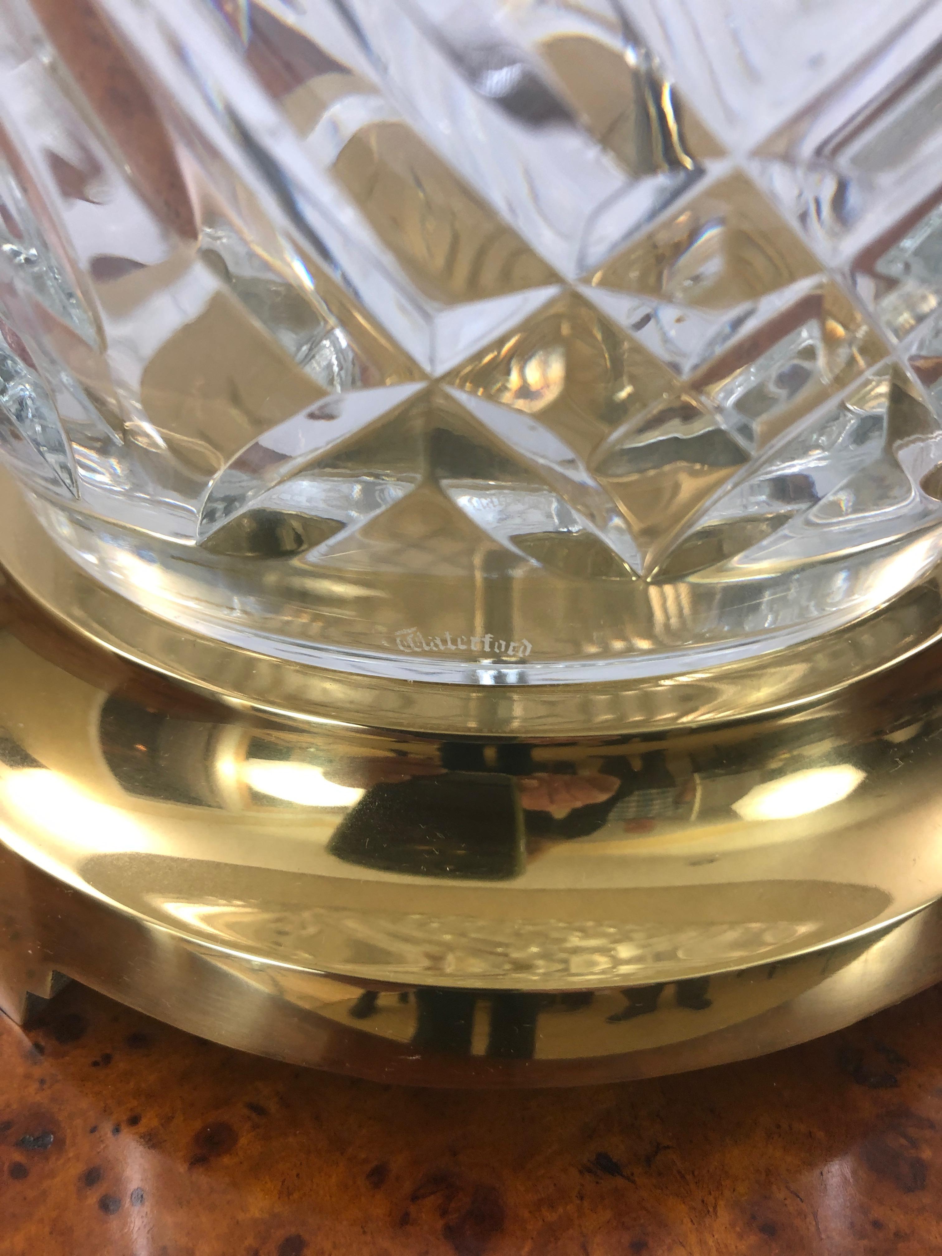 Traditional Waterford Crystal Pineapple Style Large Table Lamp 1