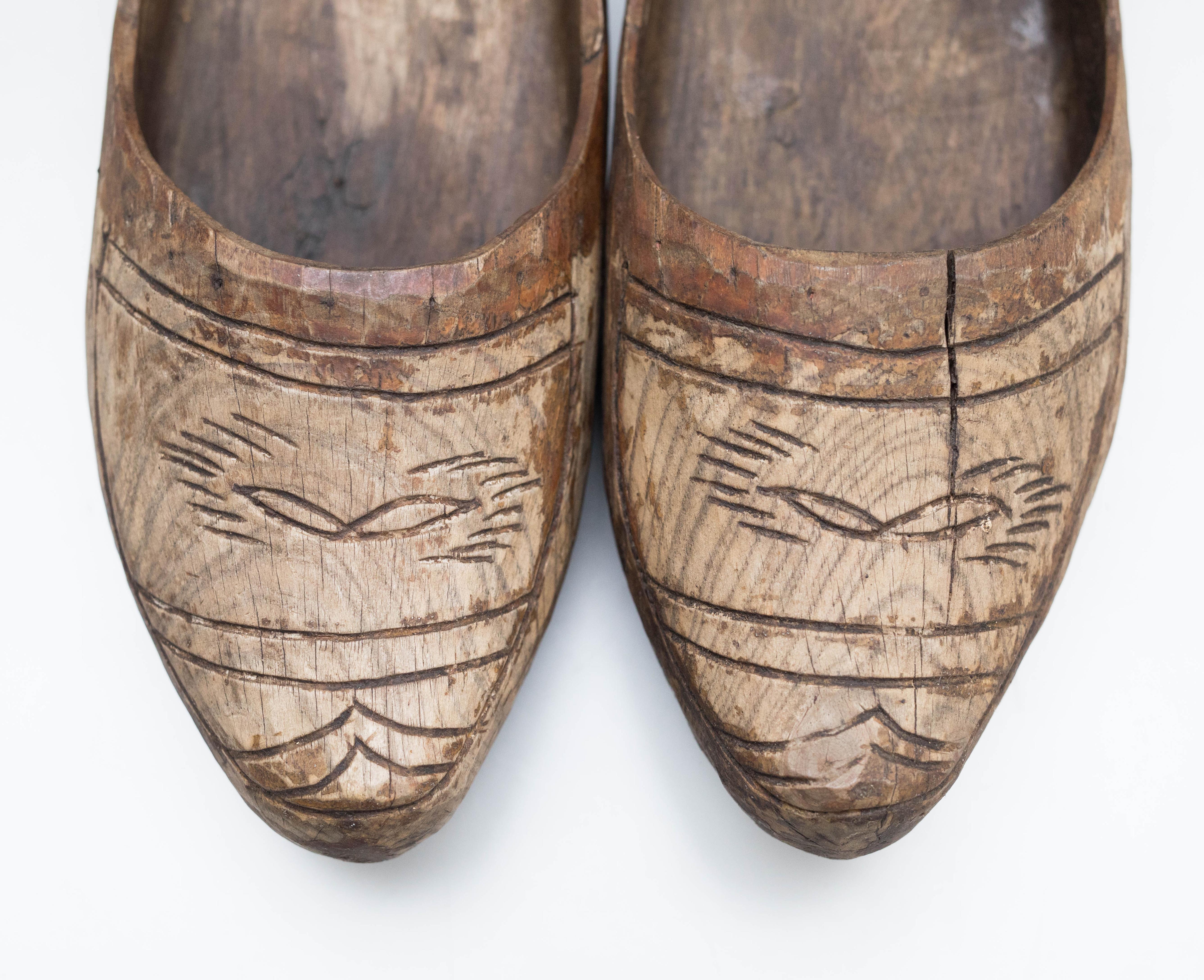 Traditional Wood Clogs, 1960 For Sale 7