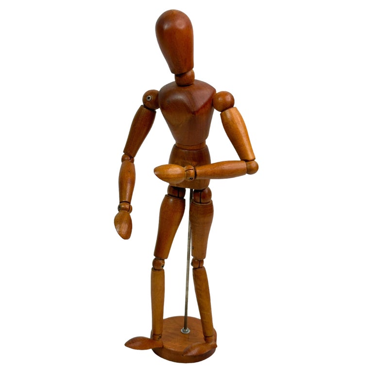 Anonymous, Articulated wooden mannequin (XVIIe century)