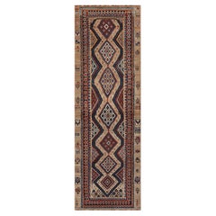 Traditional Wool Handwoven Persian Serab Runner
