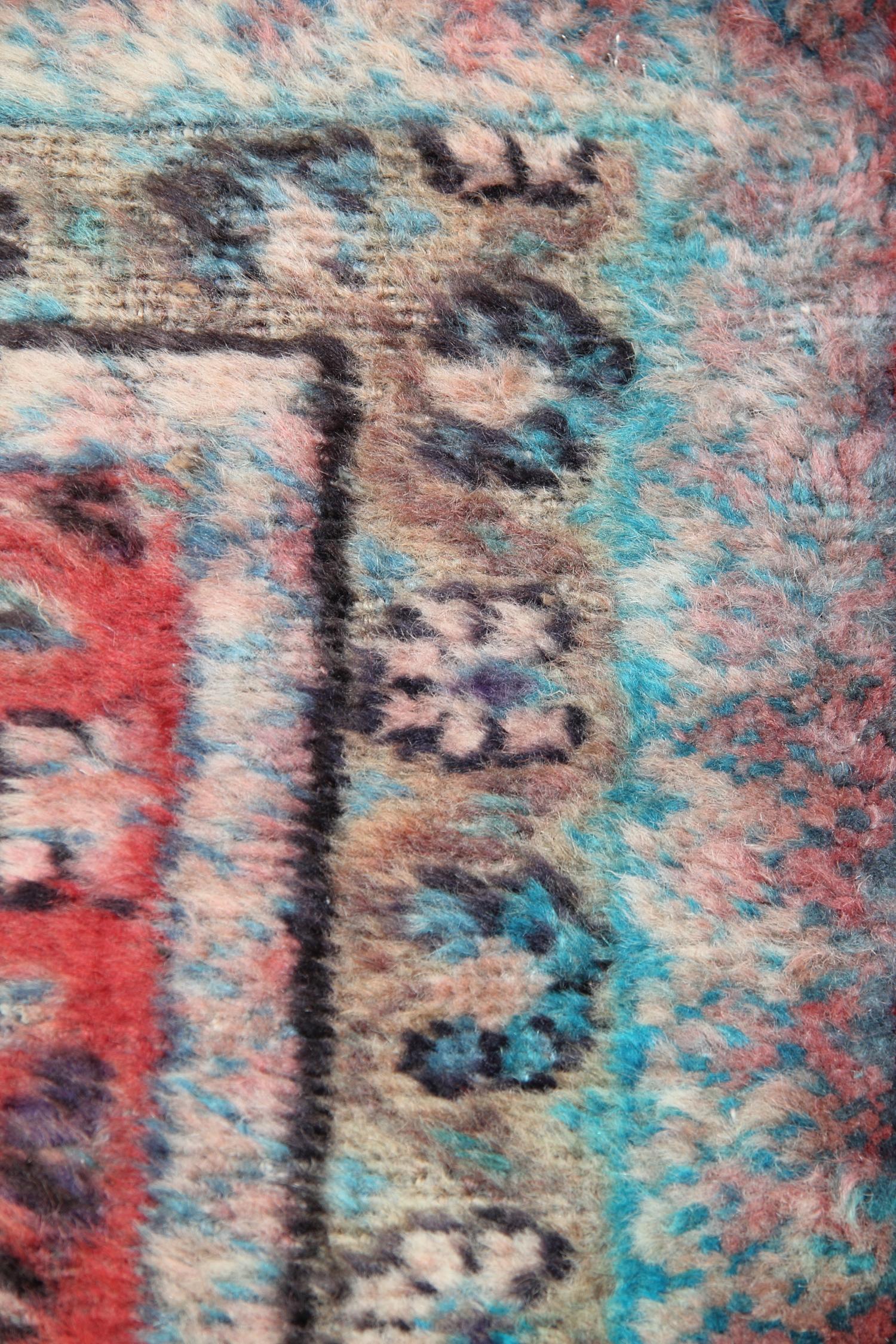 Hand-Woven Traditional Wool Runner Rug Handwoven Carpet Oriental Red Stair Runner Carpet For Sale
