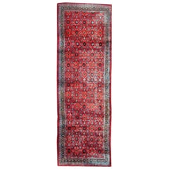 Tappeto tradizionale in lana tessuto a mano Tappeto orientale rosso per scale