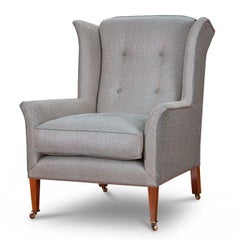 Traditionally handcrafted wingback chair by Beaumont & Fletcher