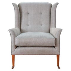 Traditionally handcrafted wingback chair by Beaumont & Fletcher
