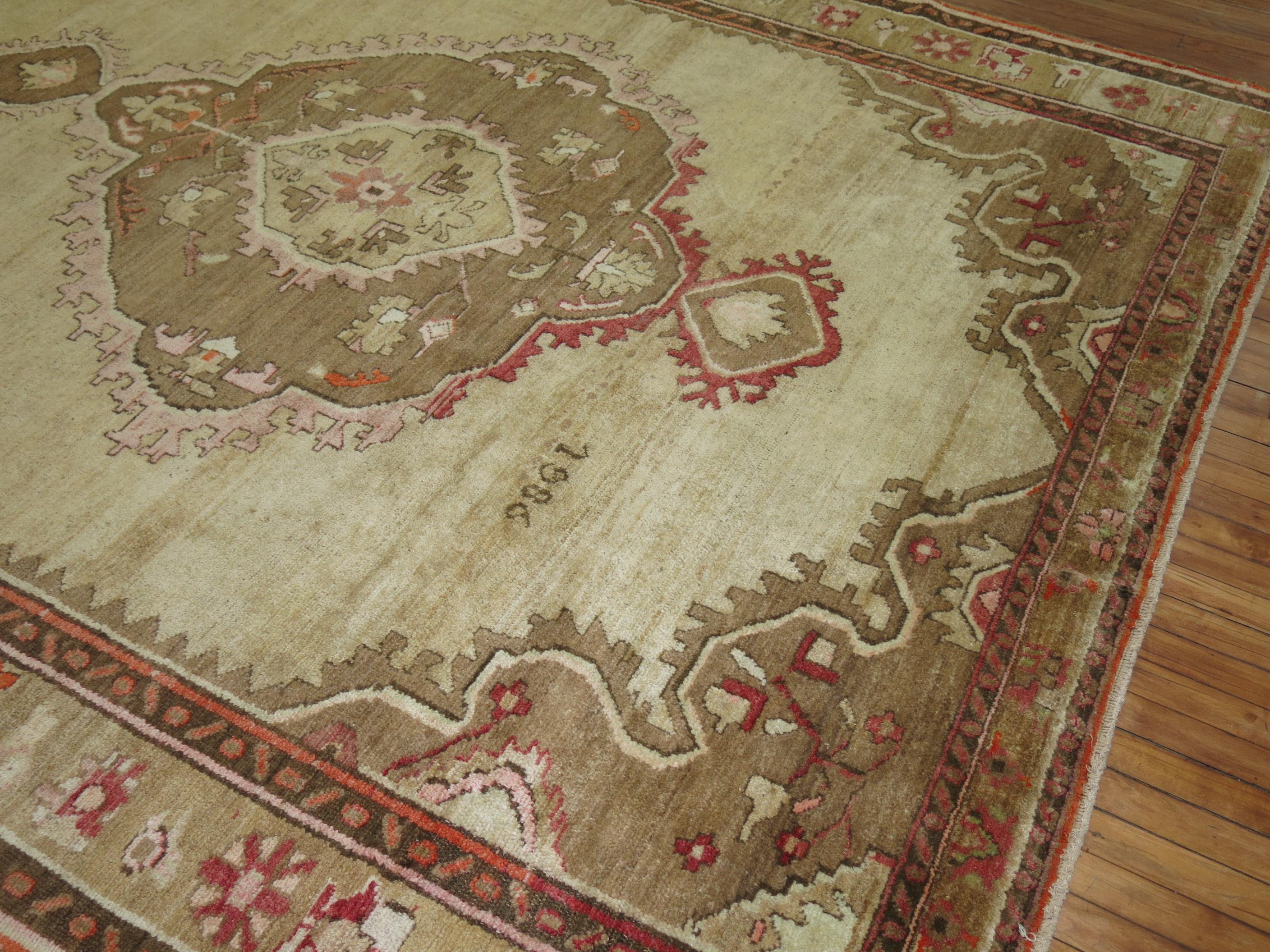 Country Traditional Turkish Kars Anatolian Room Size Rug For Sale
