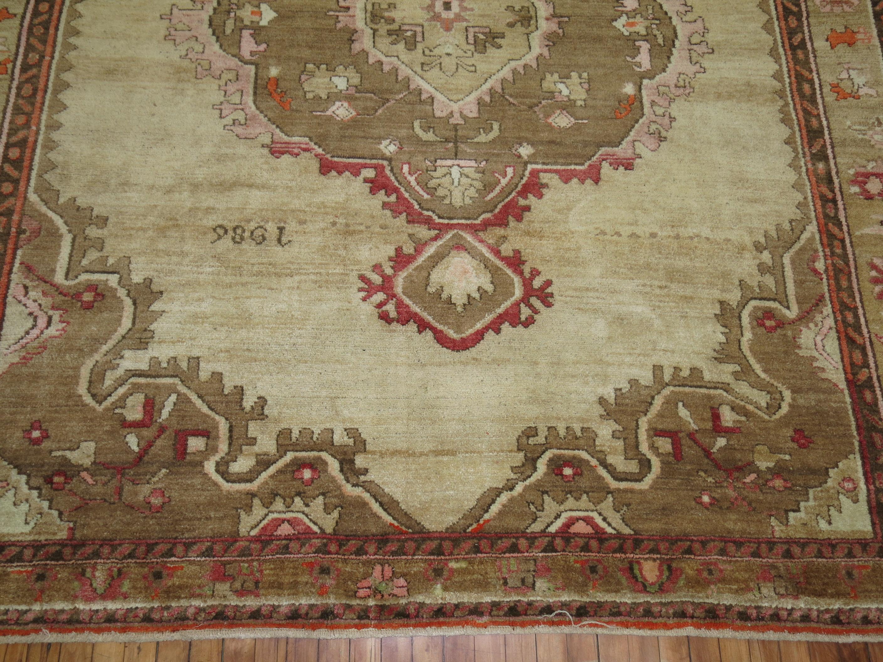 Traditional Turkish Kars Anatolian Room Size Rug For Sale 1