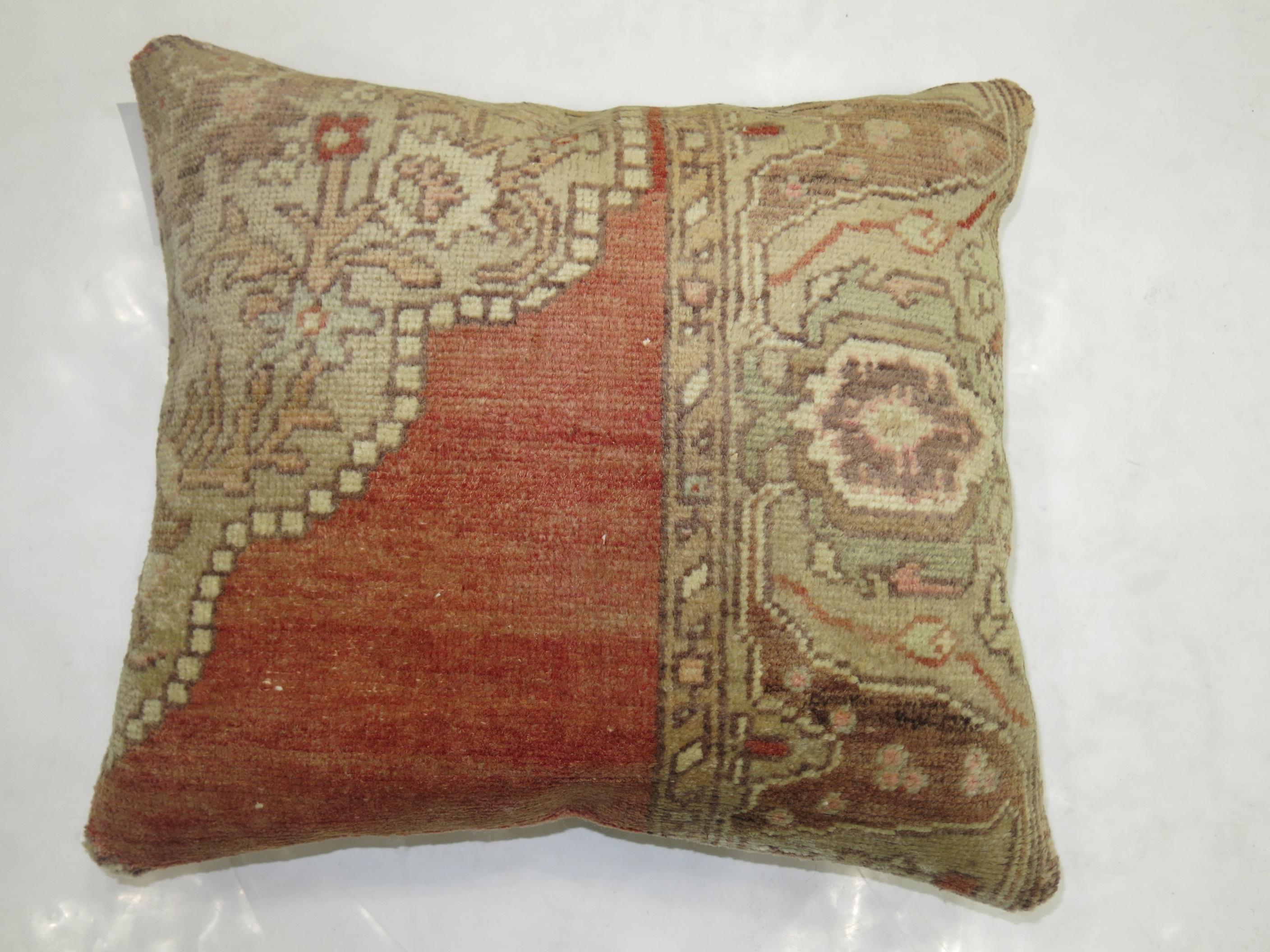 Country Traditional Turkish Rug Pillow NO RESERVE