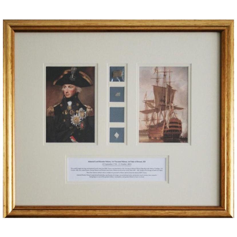 Trafalgar Collection of Antique Lord Nelson & HMS Victory Artefacts