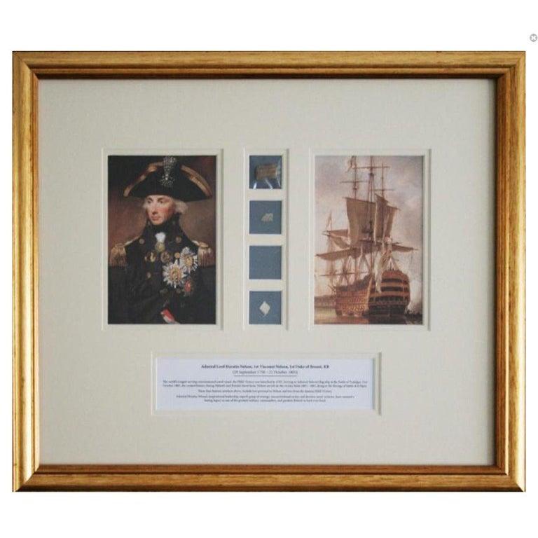 British Trafalgar Collection of Antique Lord Nelson & HMS Victory Artefacts