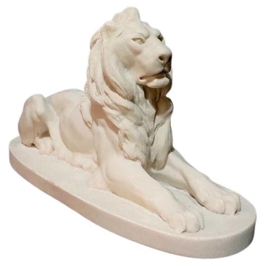 Marmo Scultura di leone di Trafalgar XX secolo in vendita