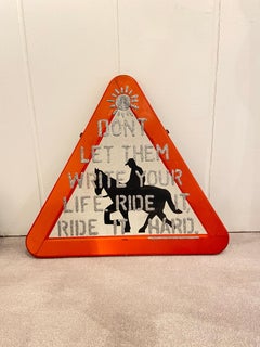 Trafic signal artwork by Carlos Iglesias