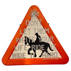 Trafic signal artwork by Carlos Iglesias