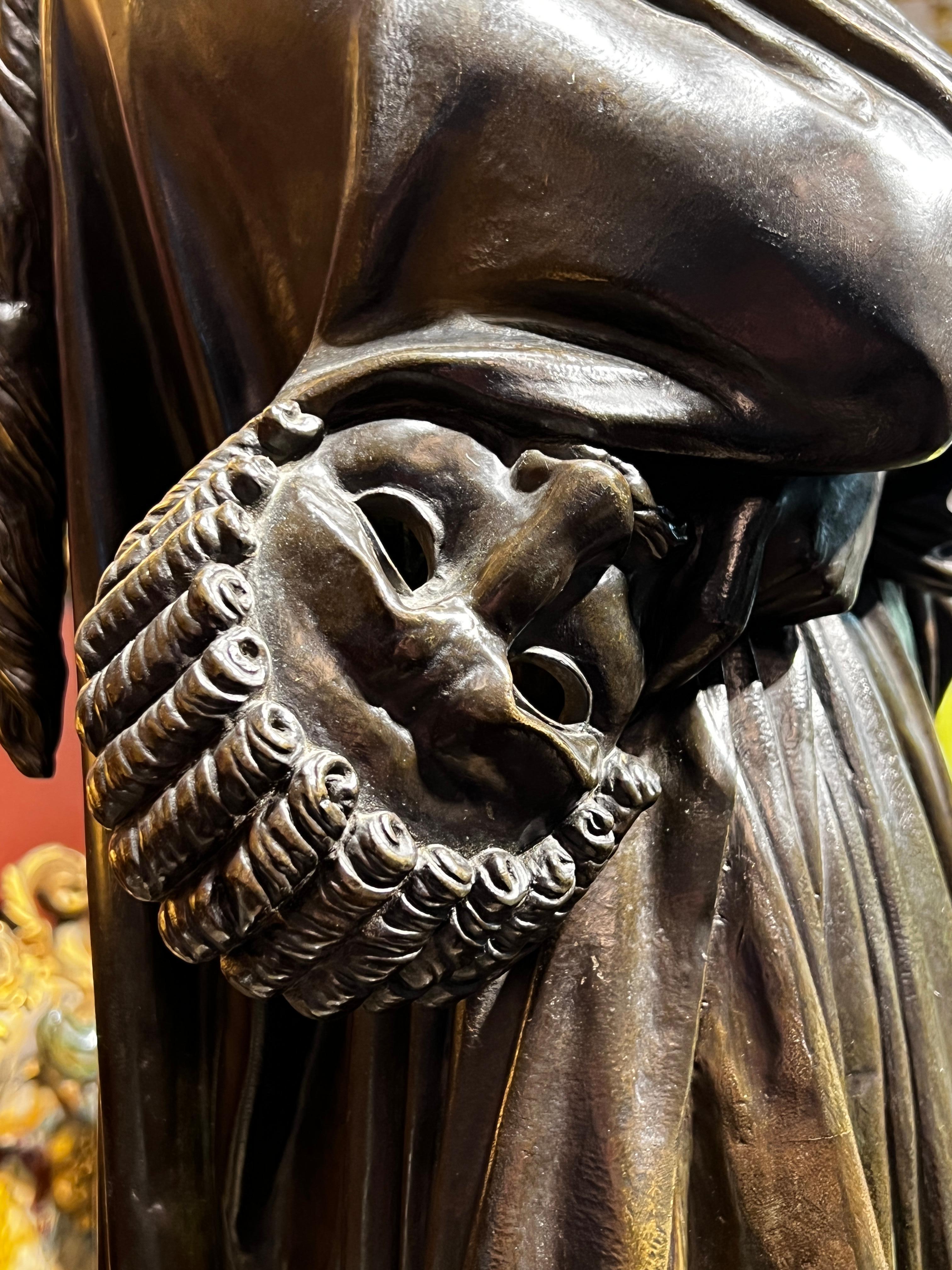 Figure en bronze de la tragédie d'après Francisque Joseph Duret en vente 2