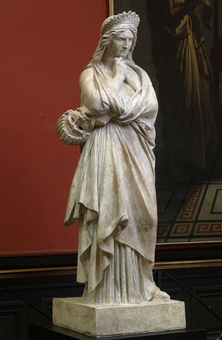 Figure en bronze de la tragédie d'après Francisque Joseph Duret en vente 6