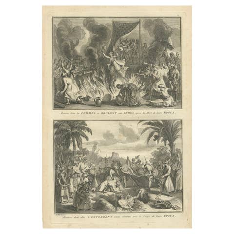 Tragic Rites of Widowhood: Sati and Burial Customs in India, 1727
