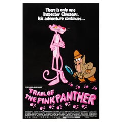 Vintage Trail of Pink Panther, Unframed Poster, 1982