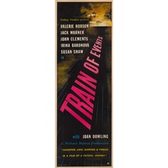 "El tren de los acontecimientos" Cartel original de una película británica