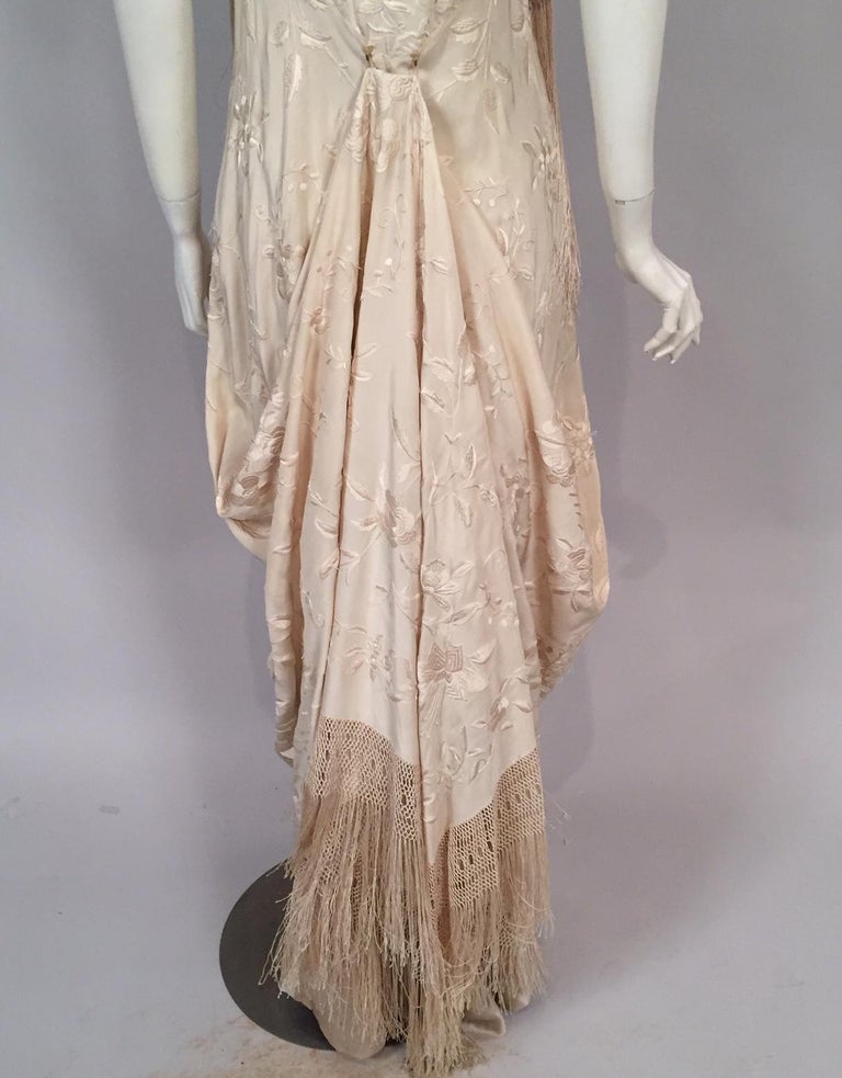 Baoli silk chiffon hand beaded and hand embroidered dress main image 1