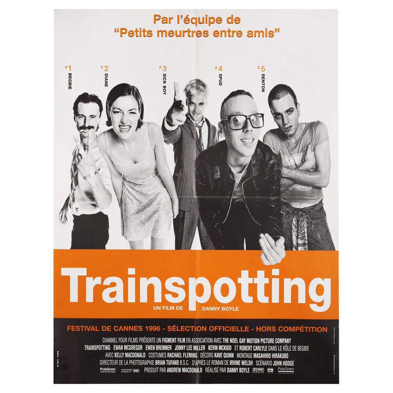 'Trainspotting' 1996 French Moyenne Film Poster
