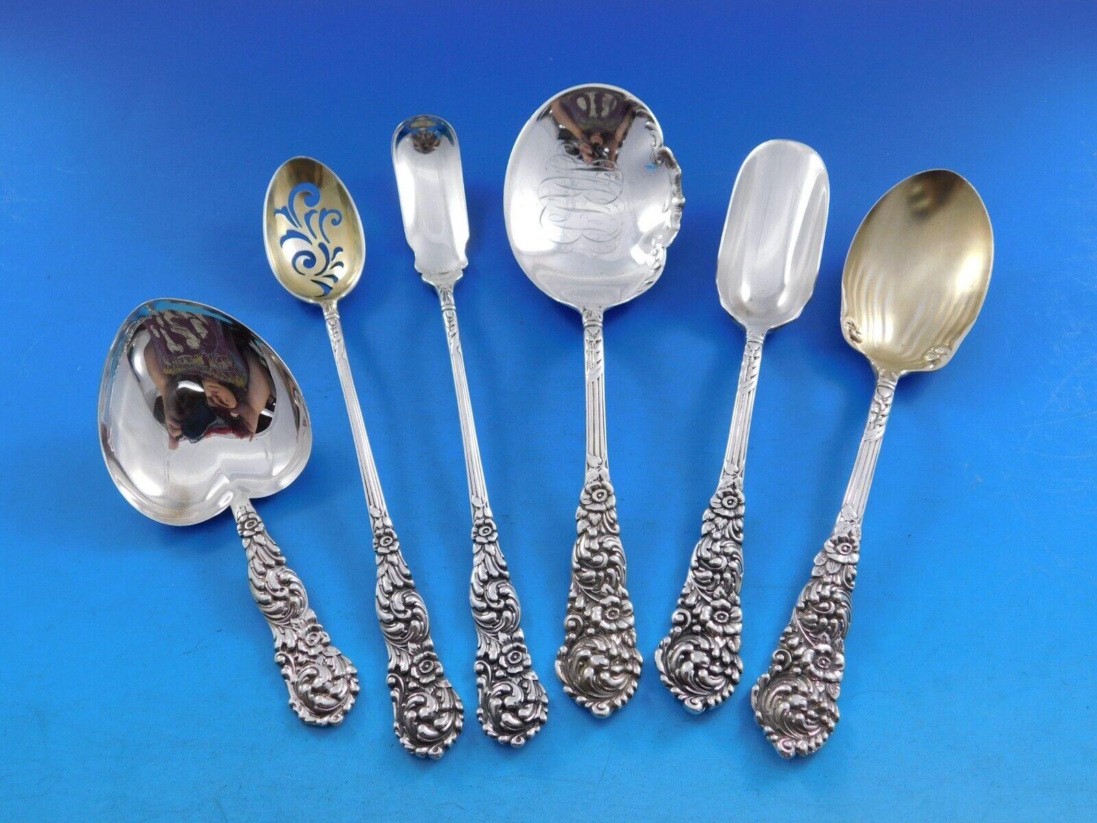 Trajan by Reed & Barton Sterling Silver Flatware Set Service 186 pcs Dinner For Sale 5