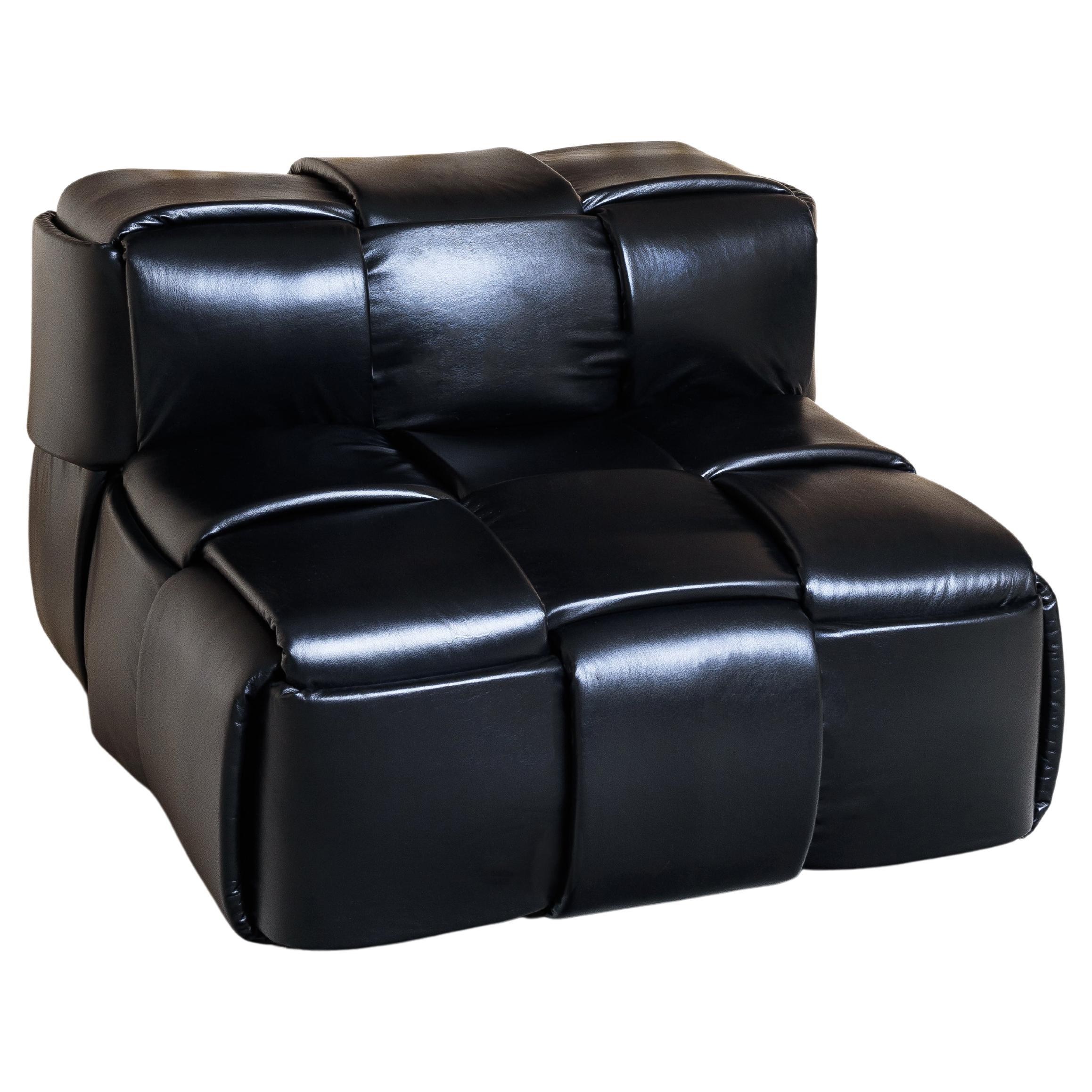 Trama G Lounge Chair - Leather For Sale