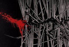 "Tramature" Original Serigraph by Italian Artist Emilio Scanavino