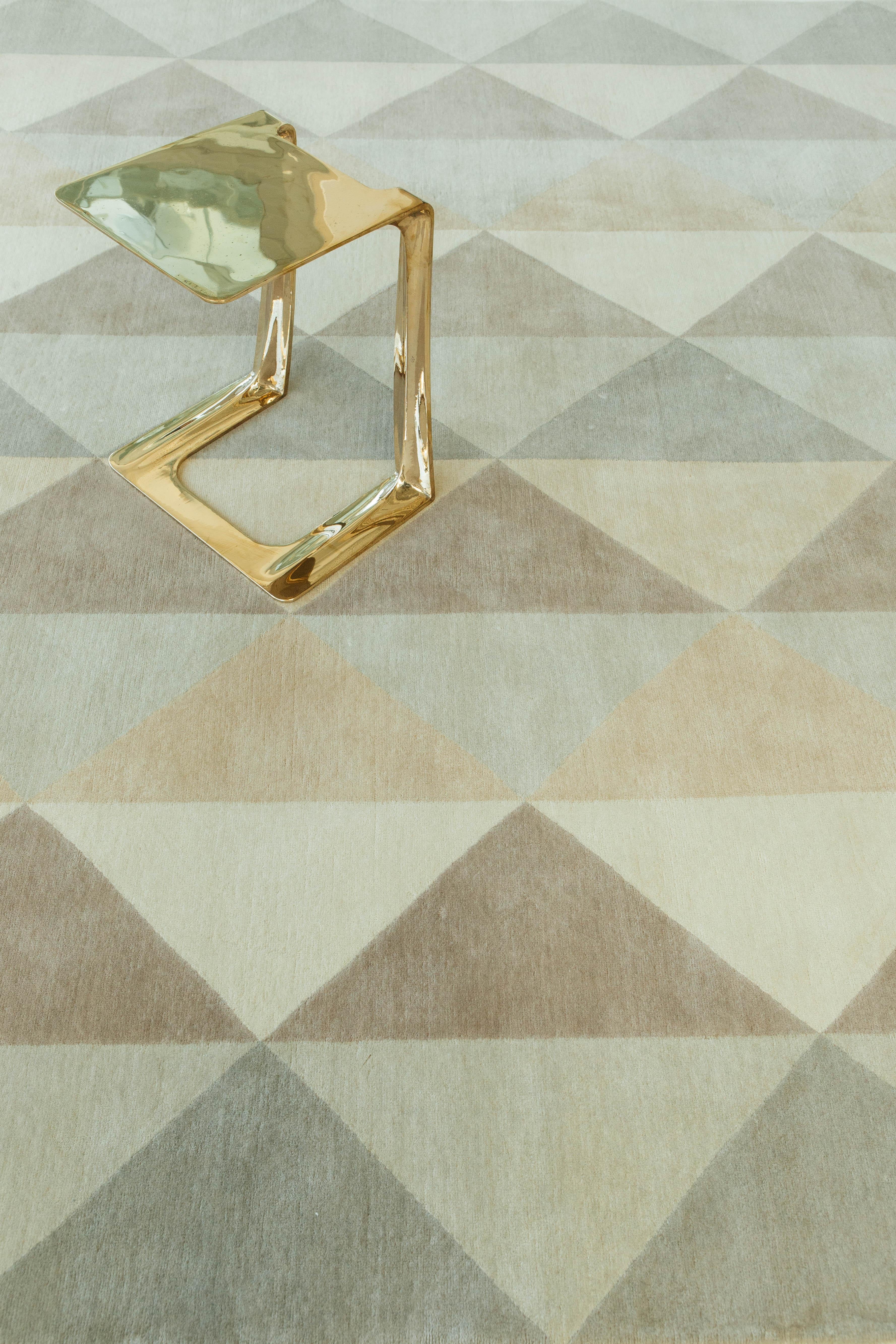 Hand-Woven Tramezzini Rug by FORM Design Studio, Baci Collection from Mehraban For Sale