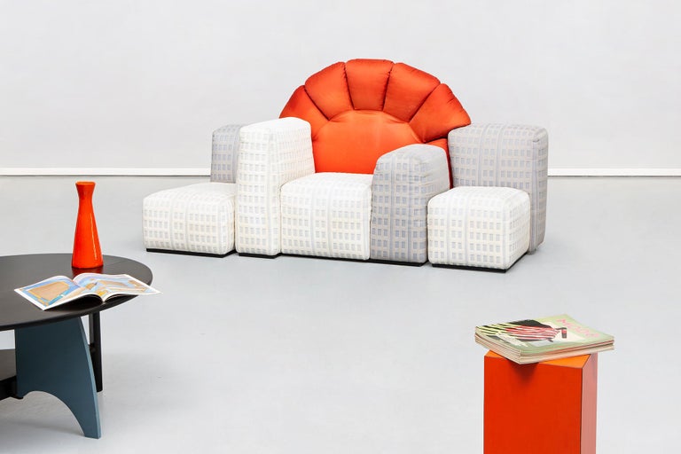 Tramonto a New York Modular Sofa Designed by Gaetano Pesce for Cassina, 1984 For Sale 4
